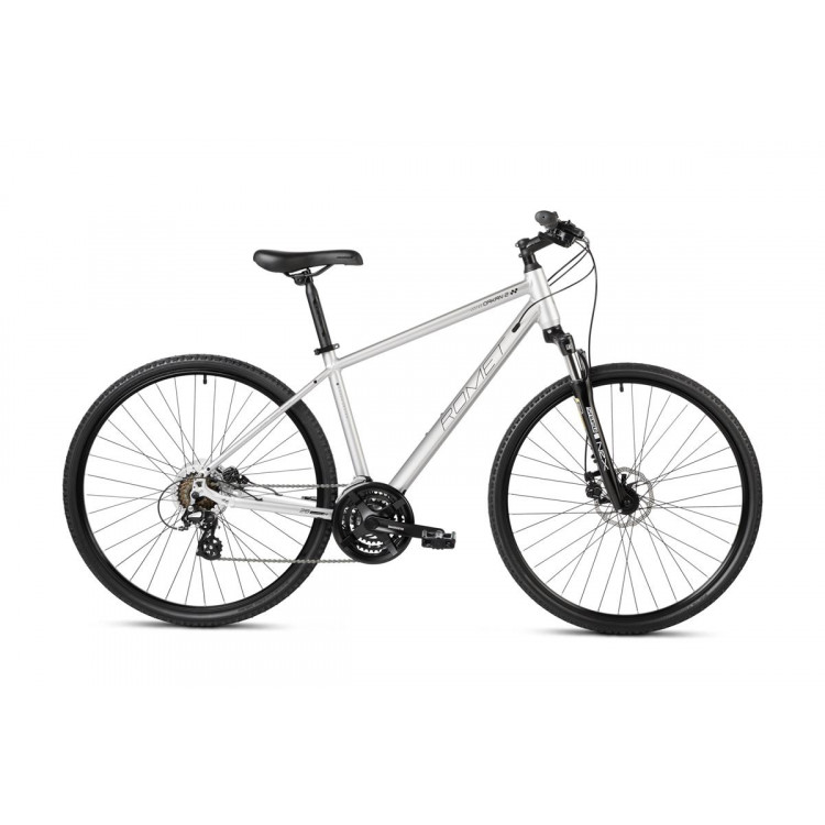 Krosový bicykel ROMET ORKAN 2 M 2024 Strieborno-čierna L Krosový bicykel ROMET ORKAN 2 M 2024 Strieborno-čierna L